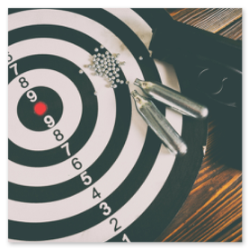 Крупний план затвора пневматичного пістолета Borner